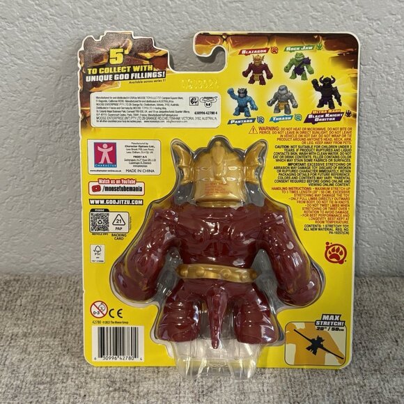 Heroes Of Goo Jit Zu NEW Stretch Strikers Squishy Blazagon 2024 - Picture 4 of 7